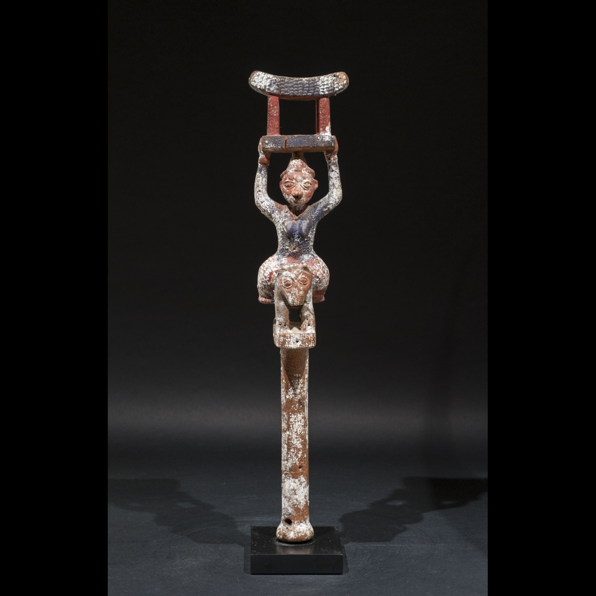 vaudou-fon-benin-sceptre-tabouret-old-art-africain